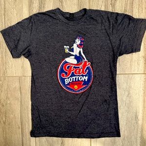 Nashville, Tennessee Fat Bottom Craft Beer Brewery Unisex Pin Up Style T-Shirt